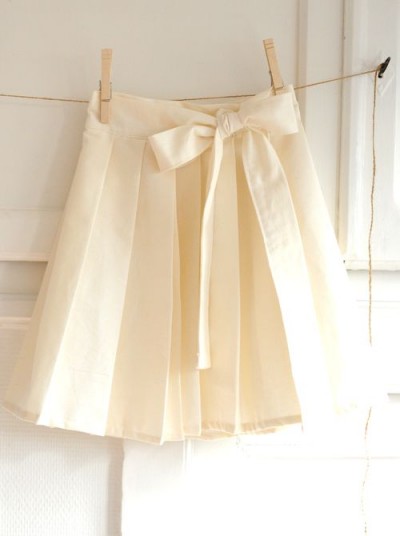 pleated wrap skirt Tanya Whelan