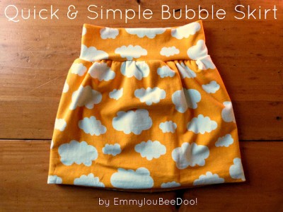 bubble skirt tutorial