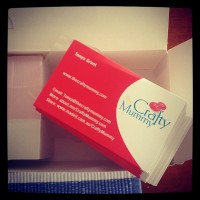 crafty mummy business cards