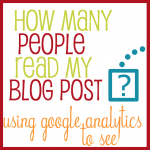 how many people read blog post google analytics