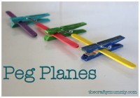 clothes peg planes