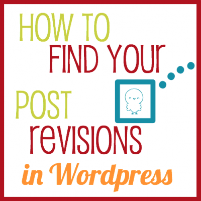 how to find post revisions wordpress