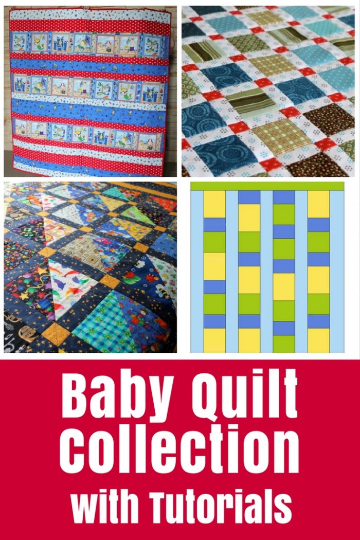 I love to make a baby quilt! So quick and easy! Here's a collection of my baby quilts including some with tutorials for you to make yourself.