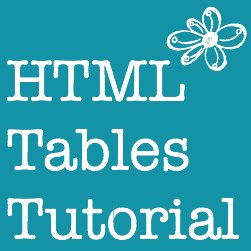 HTML table tutorial