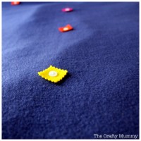 polar fleece blanket felt decoration