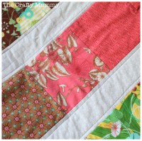 apricot charm square quilt