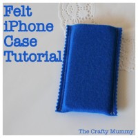 tutorial iphone case felt sewing