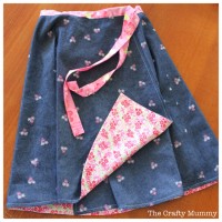 wrap skirt reversible tutorial