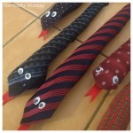 neck tie snake craft