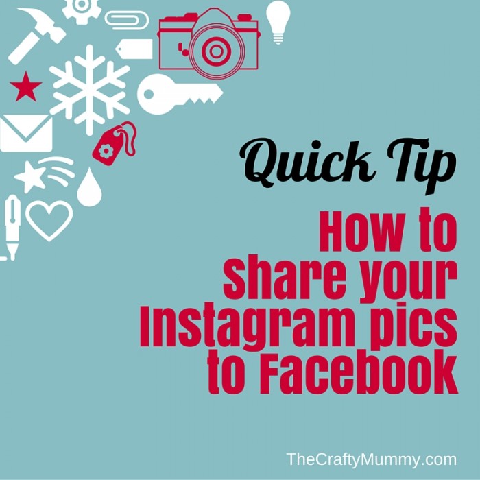 How to Share your Instagram Pics to Facebook