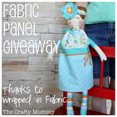 doll fabric panel giveaway