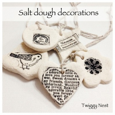 salt dough decorations tutorial
