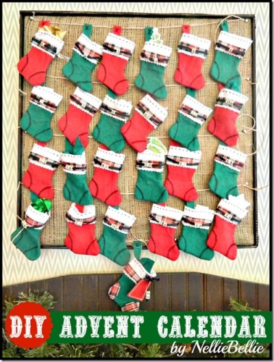 stockings advent calendar tutorial