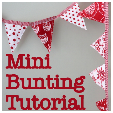 mini bunting tutorial