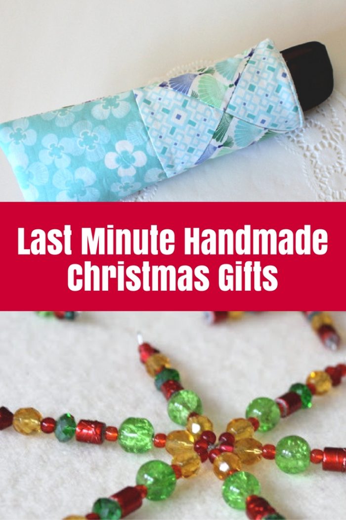 It's not too late to create some last minute handmade Christmas gifts - just grab some ideas and get crafty!