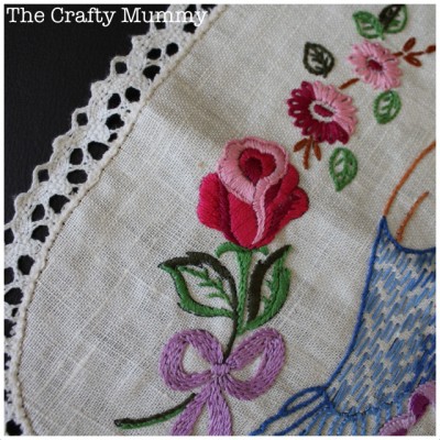 embroidery rose satin stitch