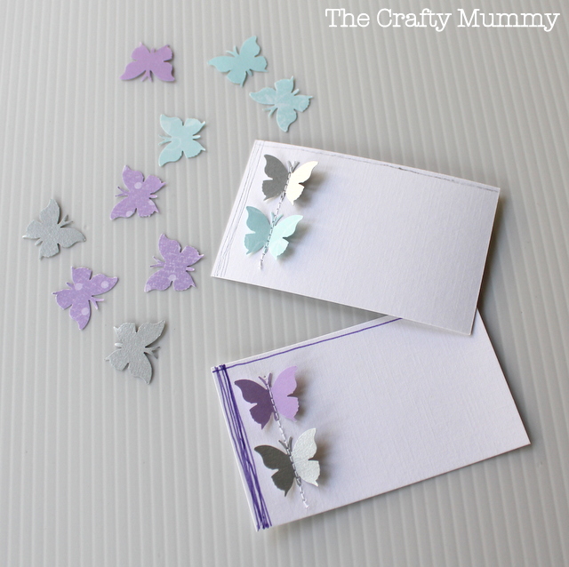 easy butterfly gift tags