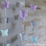 paper butterfly mobile