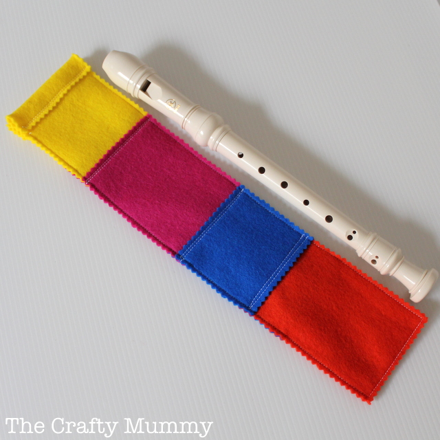 sew a bag for a recorder