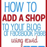 add a hop to your facebook or blog using ecwid