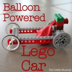 Lego car with balloon power