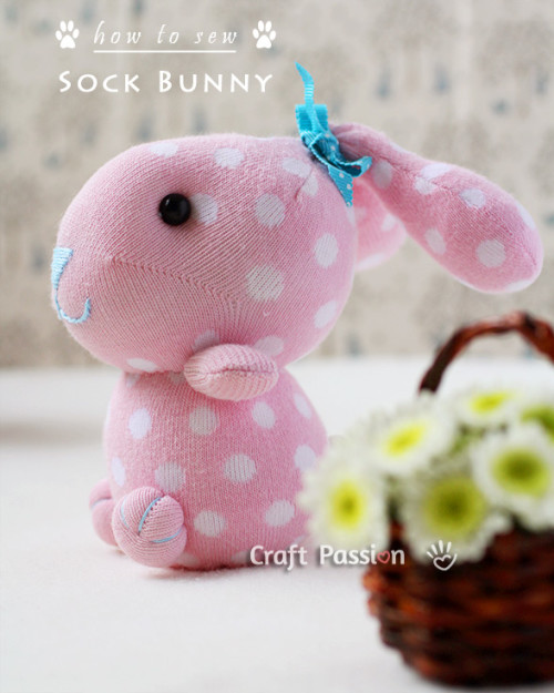 sock bunny tutorial