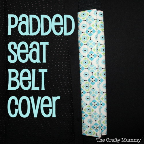 padded quilted seat belt cover