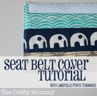 seat belt cover tutorial