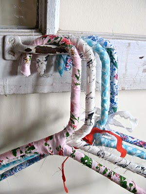 fabric wrapped coat hangers