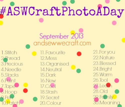 Photo a Day Craft ASWC