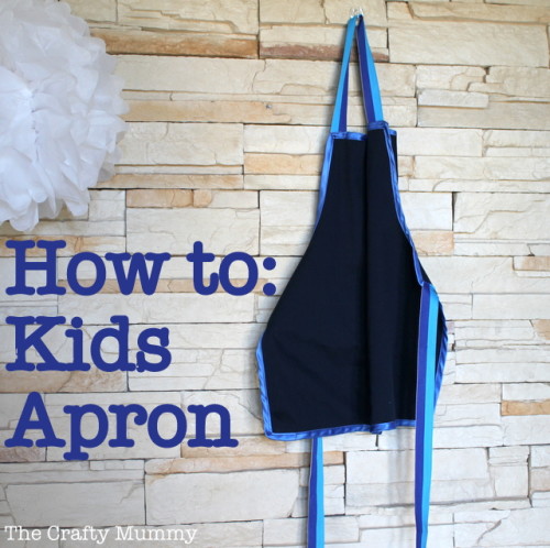 how to sew a kids apron
