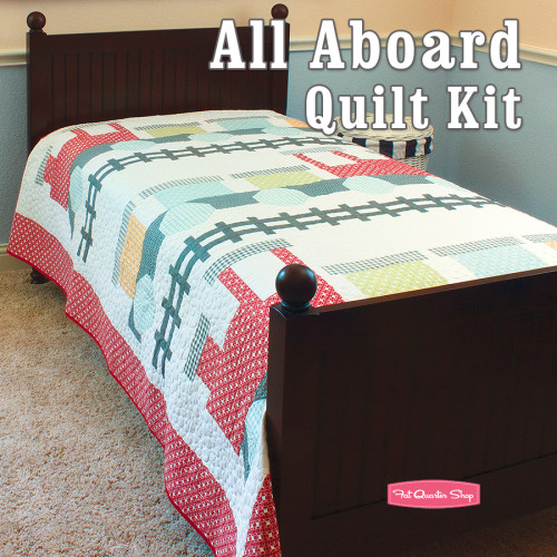 all aboard quilt kit FQS