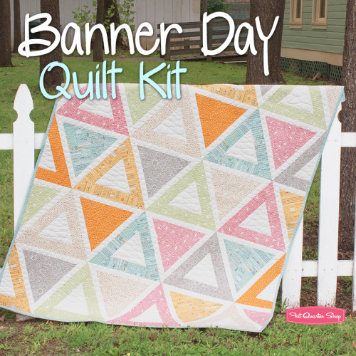 banner day quilt kit FQS