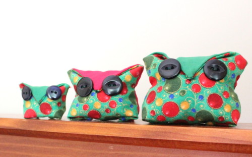 owl family kids sewing