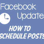 facebook schedule posts tutorial