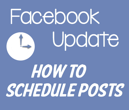 facebook schedule posts tutorial