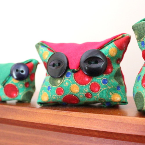 owl family sewing kids mother
