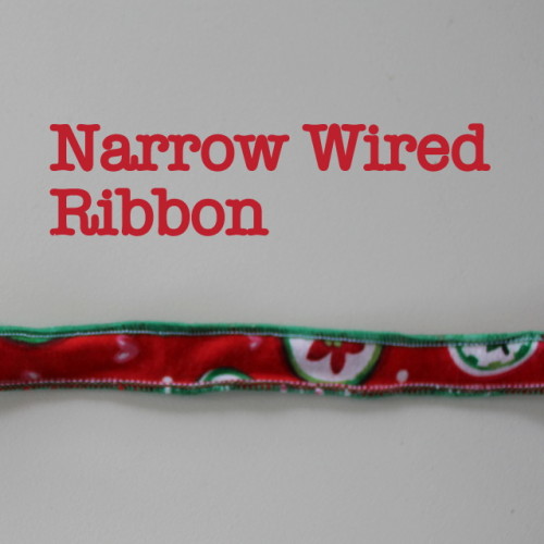 wired ribbon on overlocker serger