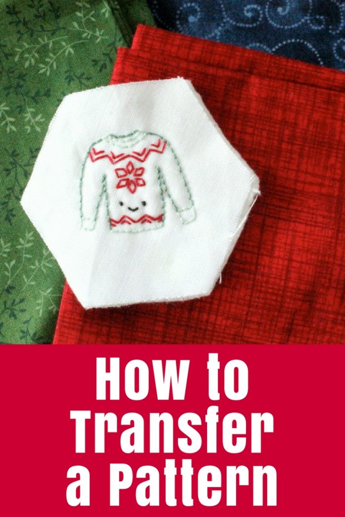 How to transfer a pattern for stitching project plus which water soluble pen I love!
