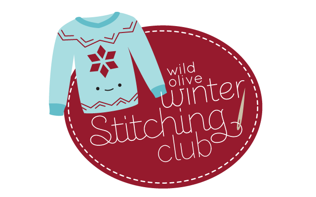 winter stitching club wild olive