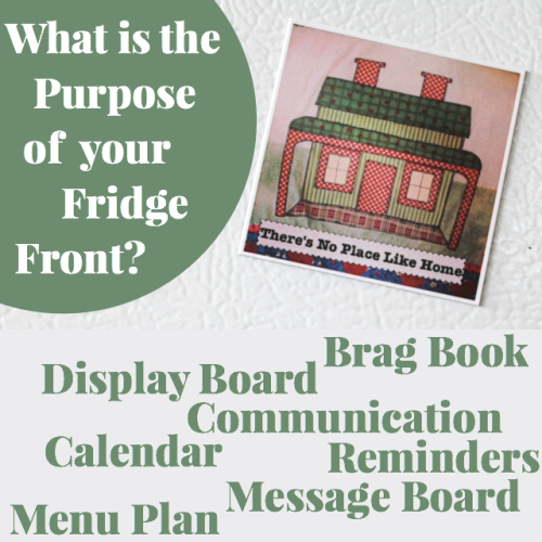 purpose of fridge front
