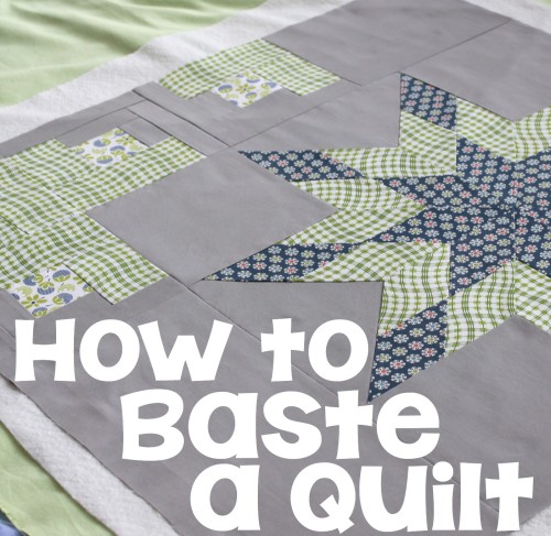 Tutorial: How to Spray Baste a Quilt