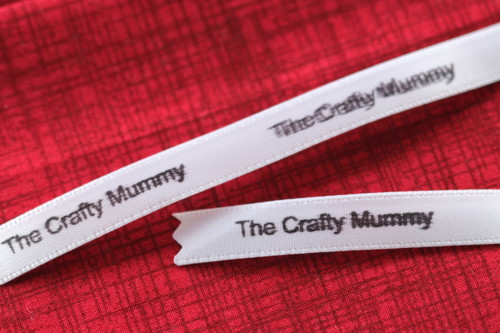 stamping ribbon labels