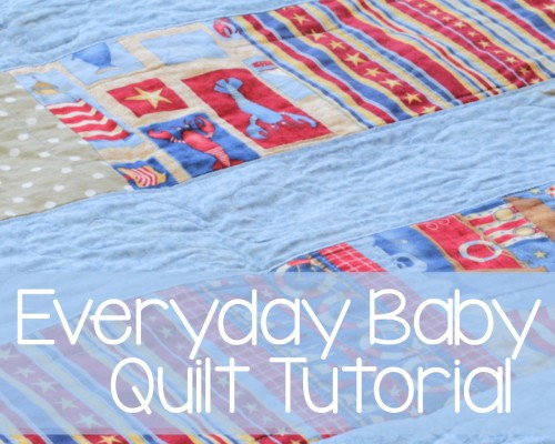 Everyday Baby Quilt Tutorial