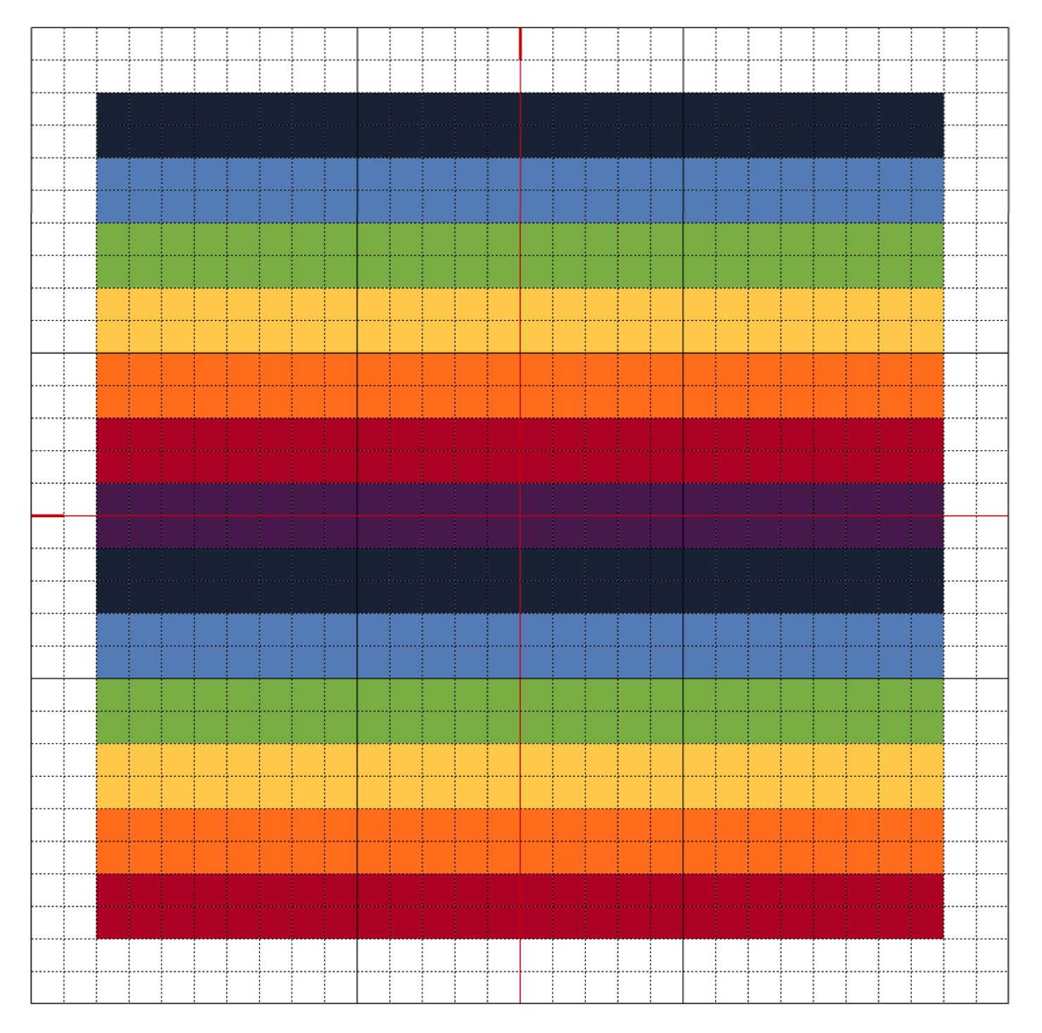 Cross Stitch Rainbow Block 4 — The Crafty Mummy