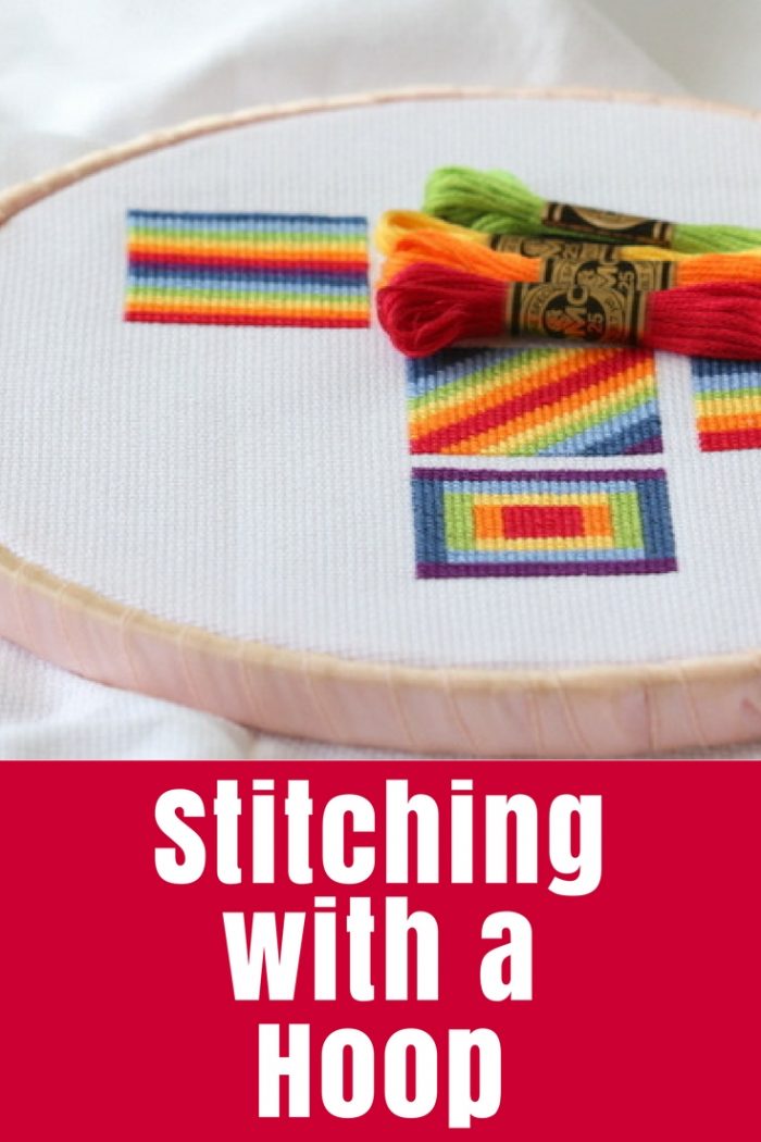 Learn the basics of stitching with a hoop - how I prepare my hoop and how to put the fabric into a wooden embroidery hoop.