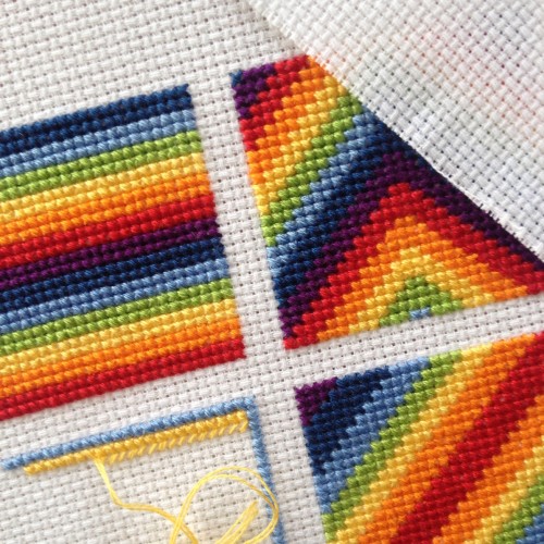 cross stitch rainbow 5