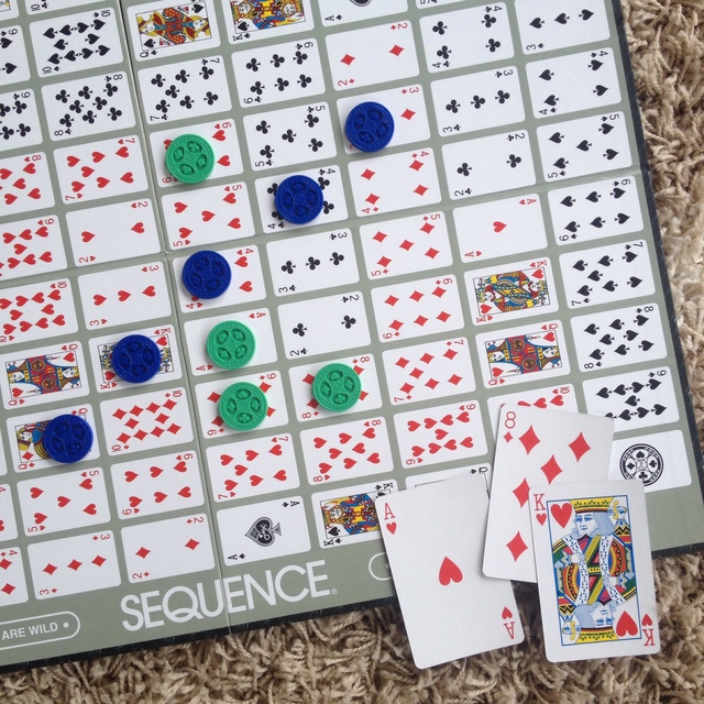 We've found a new favourite board game and Mr 8 needed some tips so here are my simple strategies for Sequence.