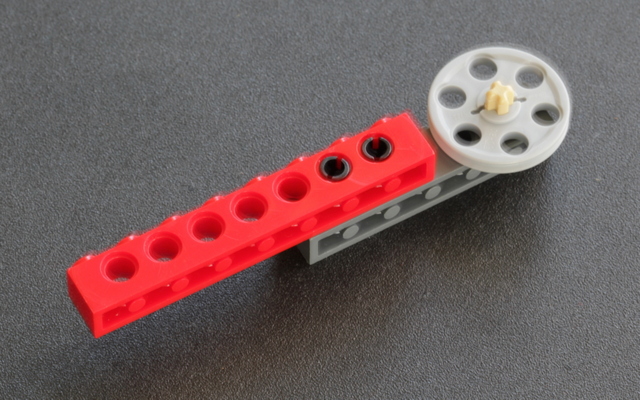 Lego zip line kids craft