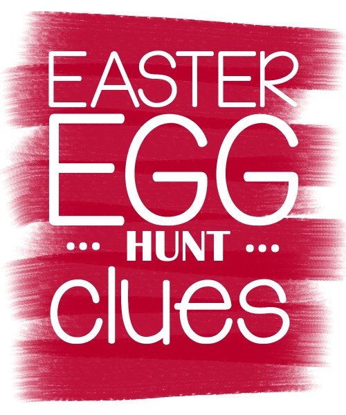 Easter Egg Hunt Puzzle Clues Printable